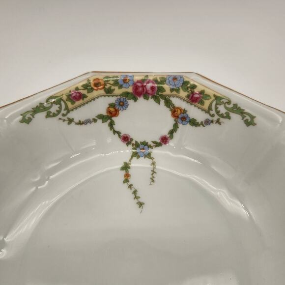 Bavaria Tirschenreuth 4275 Fairmont 10 Sided Serving Bowl 9 1/4" Across‎ 2" Deep - Picture 2 of 6